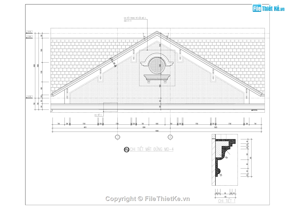 Biệt thự 1 tầng,file cad biệt thự 1 tầng,biệt thự 1 tầng 11.42x16.32m,autocad biệt thự 1 tầng,bản vẽ biệt thự 1 tầng