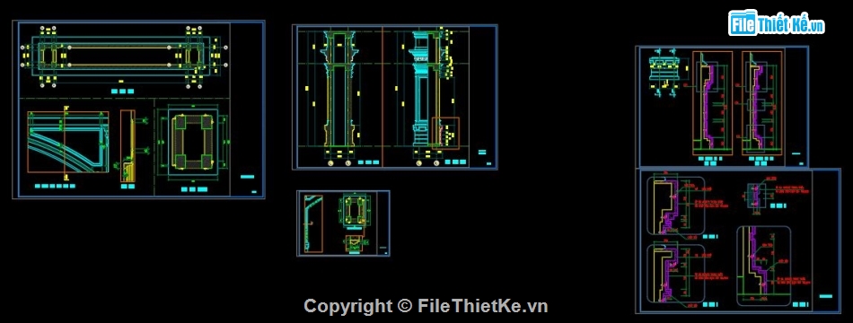 File cad cổng chào,Kiến trúc cổng chào,Autocad cổng chào,Bản vẽ cổng chào,Cổng chào file autocad