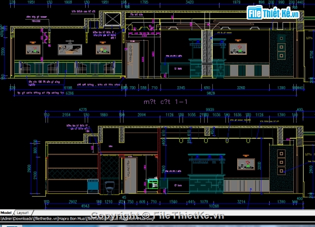 cad nội thất,kiến trúc và nội thất,cửa hàng kem Hapro 4 mùa,file cad kiến trúc,cửa hàng bán kem