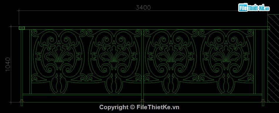 File CNC lan can,File cad lan can đẹp,Lan can sắt nghệ thuật,File autocad lan can cnc,Autocad lan can CNC