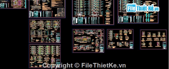 cad chung cư,File chung cư,chung cư