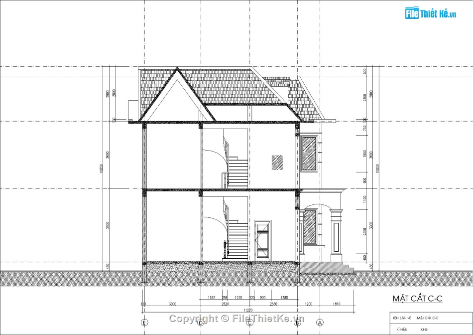 BIệt thự mái thái,thiết kế biệt thự 2 tầng,File Autocad kiến trúc biệt thự đẹp,Bản vẽ thiết kế biệt thự 2 tầng,Mẫu biệt thự 2 tầng,Mẫu biệt thứ 2 tầng đẹp