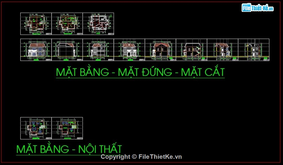 BIệt thự mái thái,thiết kế biệt thự 2 tầng,File Autocad kiến trúc biệt thự đẹp,Bản vẽ thiết kế biệt thự 2 tầng,Mẫu biệt thự 2 tầng,Mẫu biệt thứ 2 tầng đẹp