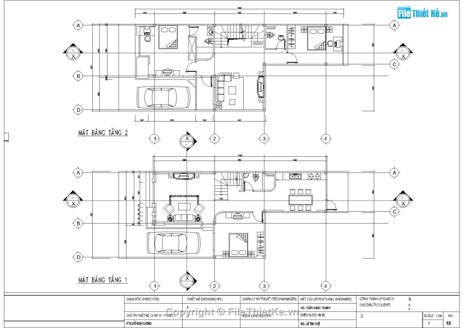 Bản vẽ nhà phố 2 tầng 1 tum,Nhà phố hiên đại 7x15m,File Autocad kiến trúc nhà phố 2 tầng,Thiết kế nhà phố 2 tầng 1 tum đẹp,Mẫu kiến trúc nhà phố đẹp,Bản vẽ nhà phố 2 tầng đẹp