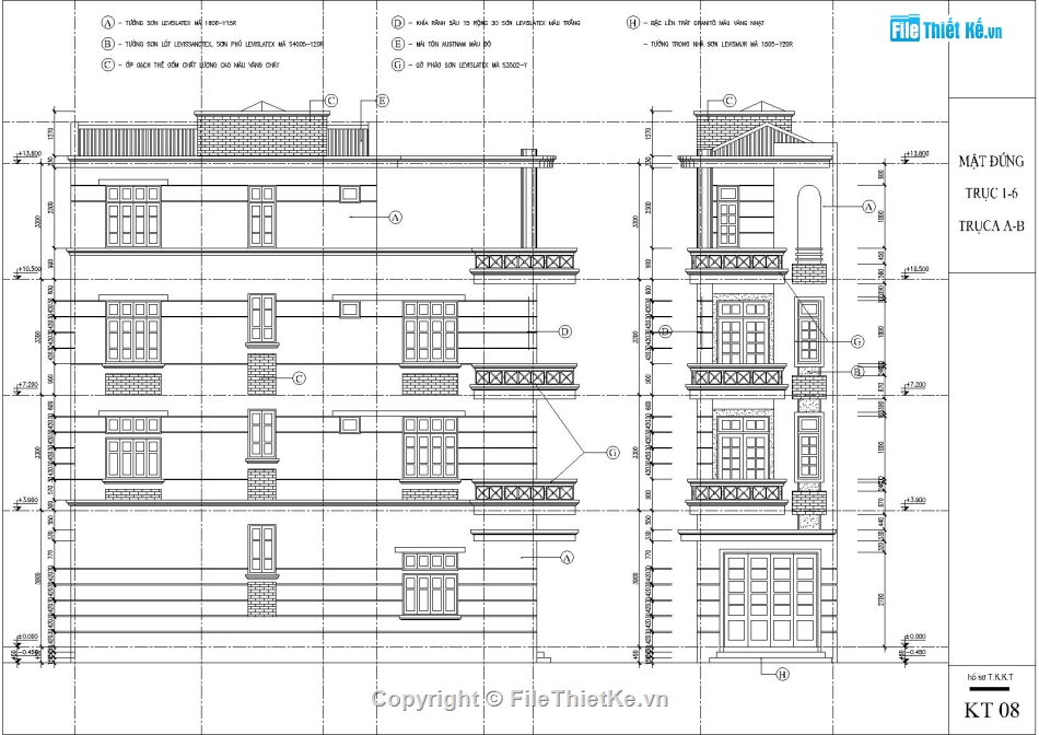 Bản vẽ nhà 4 tầng,nhà phố 4 tầng,kiến trúc nhà phố,bản vẽ nhà phố 4 tầng