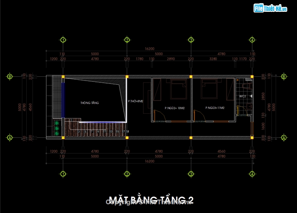 kiến trúc nhà phố rộng 5m,nhà phố có gác lửng,nhà phố 2 tầng có gác lửng,full bản vẽ thiết kế nhà phố 5x16.2m,kết cấu nhà phố,nhà phố hiện đại có gác lửng