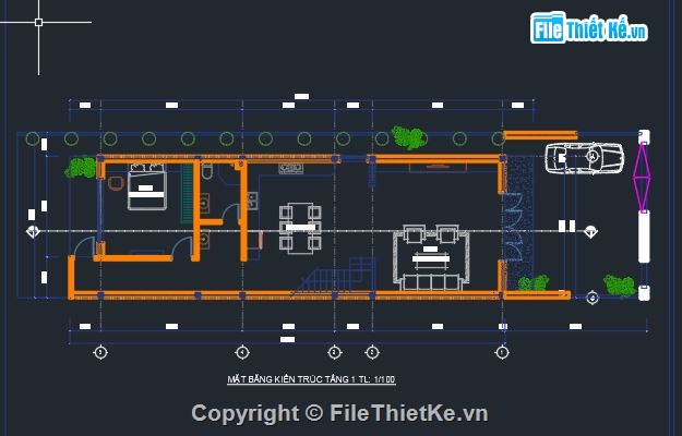 File cad nhà phố 2 tầng 7x19.62m,Nhà phố 2 tầng file cad,bản vẽ cad nhà phố 2 tầng,bản vẽ autocad nhà 2 tầng,file cad nhà phố 2 tầng