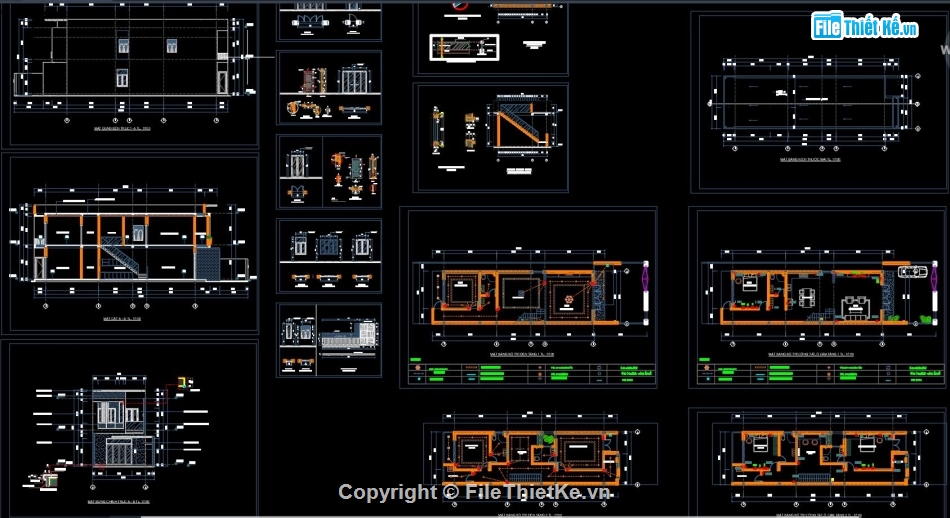 File cad nhà phố 2 tầng 7x19.62m,Nhà phố 2 tầng file cad,bản vẽ cad nhà phố 2 tầng,bản vẽ autocad nhà 2 tầng,file cad nhà phố 2 tầng