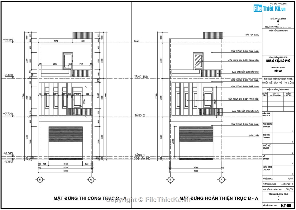 Nhà phố 3 tầng 5x16m,file cad nhà phố 3 tầng,bản vẽ nhà phố 3 tầng,nhà phố 3 tầng autocad,autocad nhà phố 3 tầng