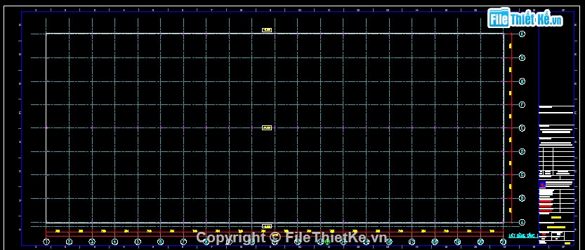 Nhà xưởng 64.5x156,Nhà xưởng khung thép,Nhà xưởng file cad,nhà xưởng khung thép zamil,bản vẽ nhà xưởng