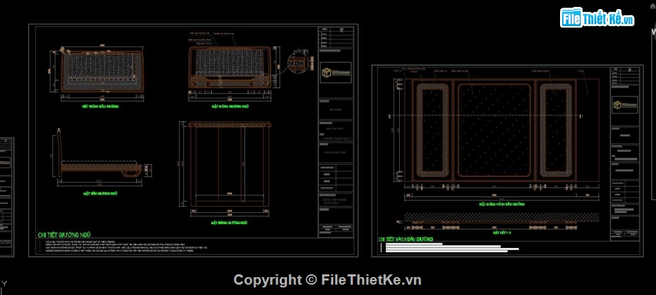 file cad bếp,phòng khách bếp,Nội thất gỗ óc chó,file cad phòng ngủ