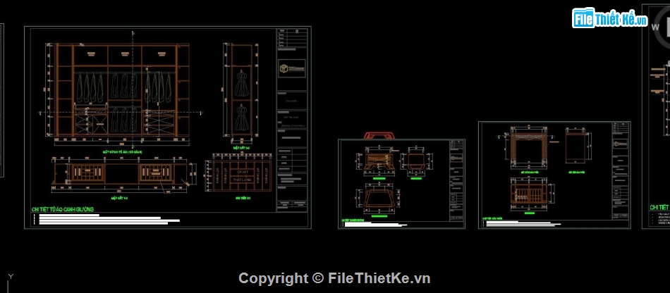 file cad bếp,phòng khách bếp,Nội thất gỗ óc chó,file cad phòng ngủ