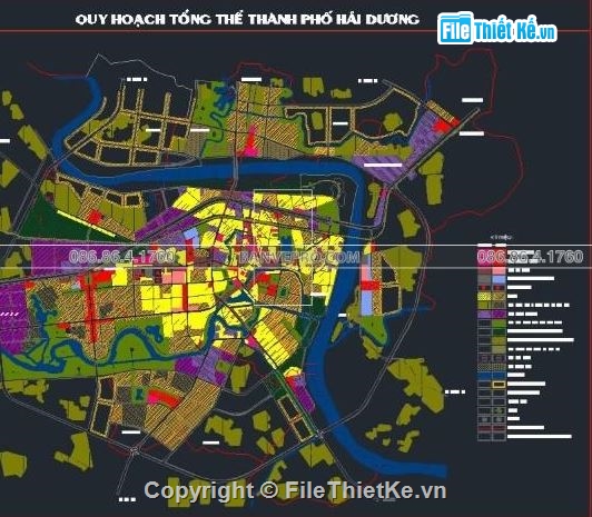 quy hoạch thành phố Hải Dương,file quu hoạch Hải Dương,file quy hoạch