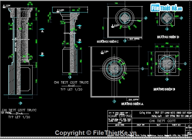 File autocad,thiết kế bản vẽ thi công,Kiến trúc,Ủy Ban Nhân Dân cấp xã