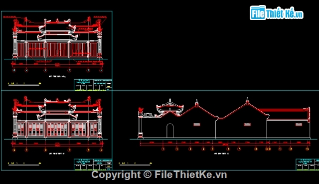 File cad,File thiết kế,thiết kế bản vẽ thi công ngôi Đình,thiết kế bản vẽ thi công