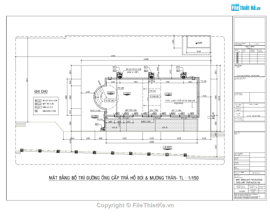 thiết kế hồ bơi,file cad hồ bơi 8x20m,Hồ bơi file autocad,file cad hồ bơi,bản vẽ hồ bơi