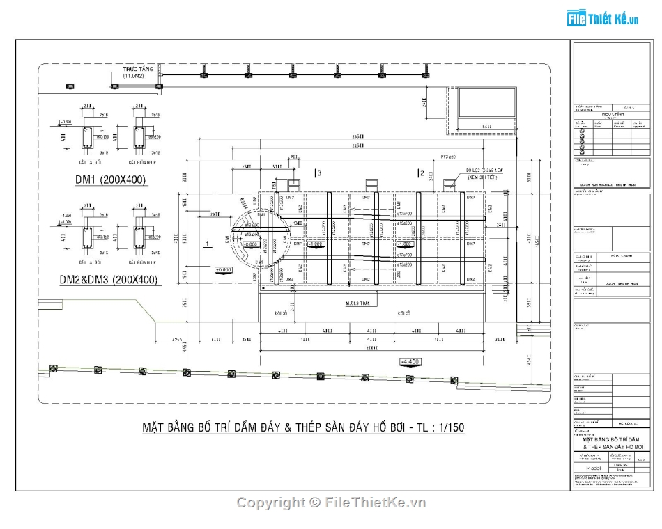 thiết kế hồ bơi,file cad hồ bơi 8x20m,Hồ bơi file autocad,file cad hồ bơi,bản vẽ hồ bơi