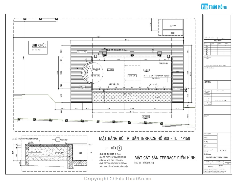 thiết kế hồ bơi,file cad hồ bơi 8x20m,Hồ bơi file autocad,file cad hồ bơi,bản vẽ hồ bơi