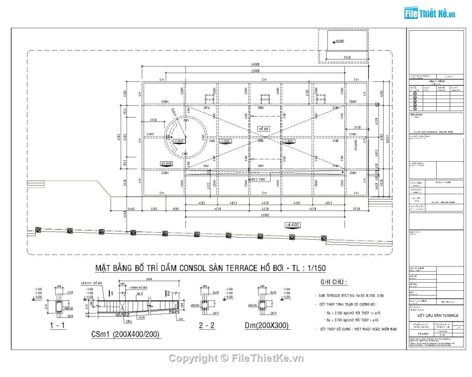 thiết kế hồ bơi,file cad hồ bơi 8x20m,Hồ bơi file autocad,file cad hồ bơi,bản vẽ hồ bơi