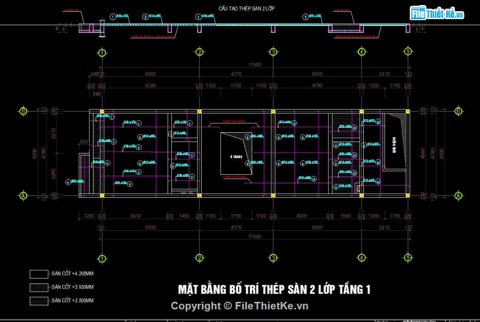 Nhà phố 3 tầng 5x17.5m,File cad nhà phố 3 tầng,Nhà phố 3 tầng file cad,file autocad nhà phố 3 tầng,bản vẽ nhà phố 3 tầng,Nhà phố 3 tầng autocad