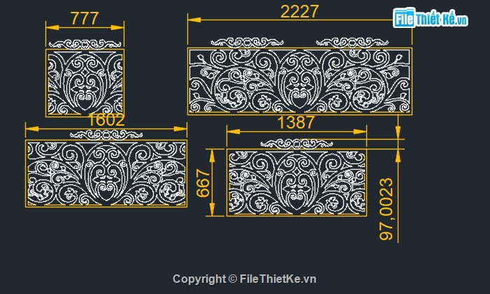 Lan can CNC,File cad lan can,Dxf lan can CNC,File lan can CNC