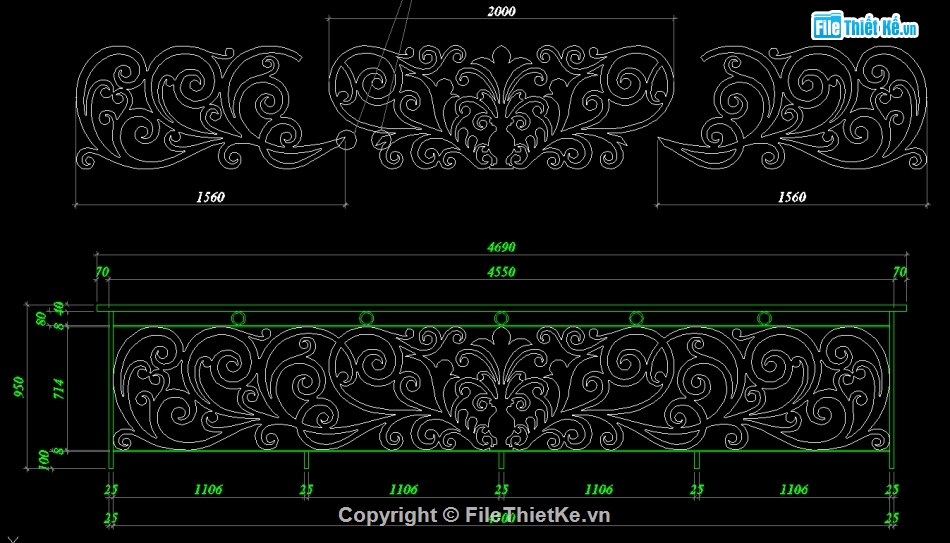 lan can CNC,mẫu lan can sắt đẹp,bản vẽ lan can CNC,File cad lan can CNC,file autocad lan can cnc