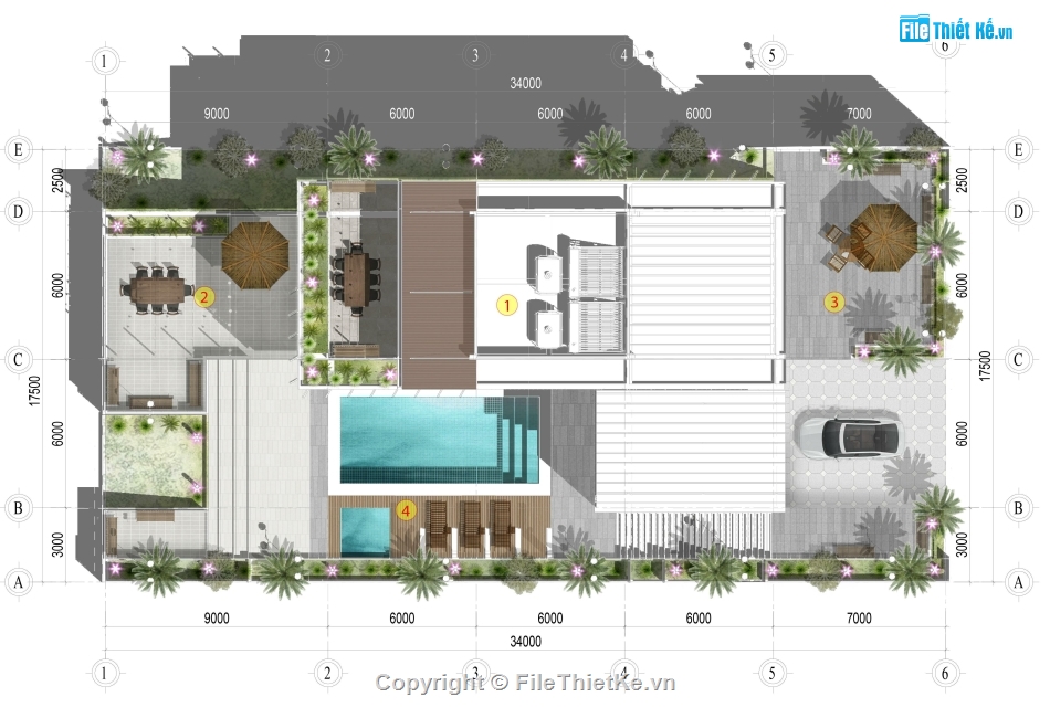 Biệt thự 3 tầng file cad,MEP biệt thự 3 tầng,File cad MEP biệt thự 3 tầng,Biệt thự 3 tầng autocad,MEP biệt thự 15x27m