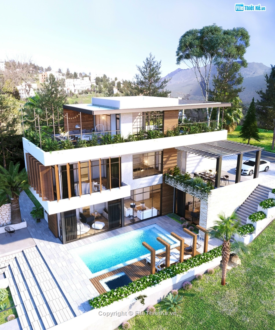 Biệt thự 3 tầng file cad,MEP biệt thự 3 tầng,File cad MEP biệt thự 3 tầng,Biệt thự 3 tầng autocad,MEP biệt thự 15x27m