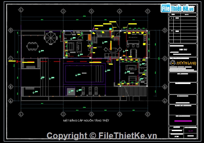 Biệt thự 3 tầng file cad,MEP biệt thự 3 tầng,File cad MEP biệt thự 3 tầng,Biệt thự 3 tầng autocad,MEP biệt thự 15x27m