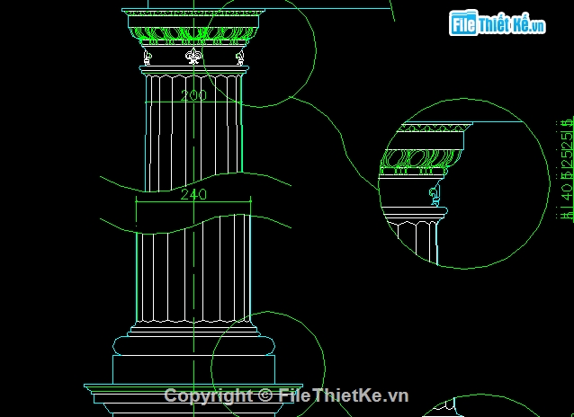 cột đẹp,cad cột,cột trụ,mẫu trụ cột đẹp