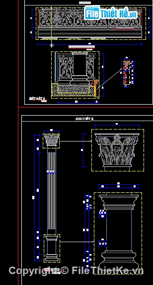 nhà 4 tầng,kiến trúc 4 tầng,File cad,nhà phố tân cổ điển 4 tầng,cad nhà phố 4 tầng