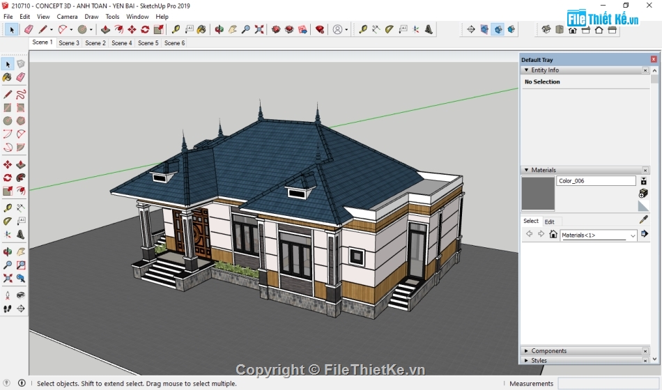 Biệt thự 1 tầng mái Nhật,File cad biệt thự 1 tầng,Cad biệt thự 1 tầng,Bản vẽ biệt thự 1 tầng,Model su biệt thự 1 tầng,Biệt thự 1 tầng file sketchup