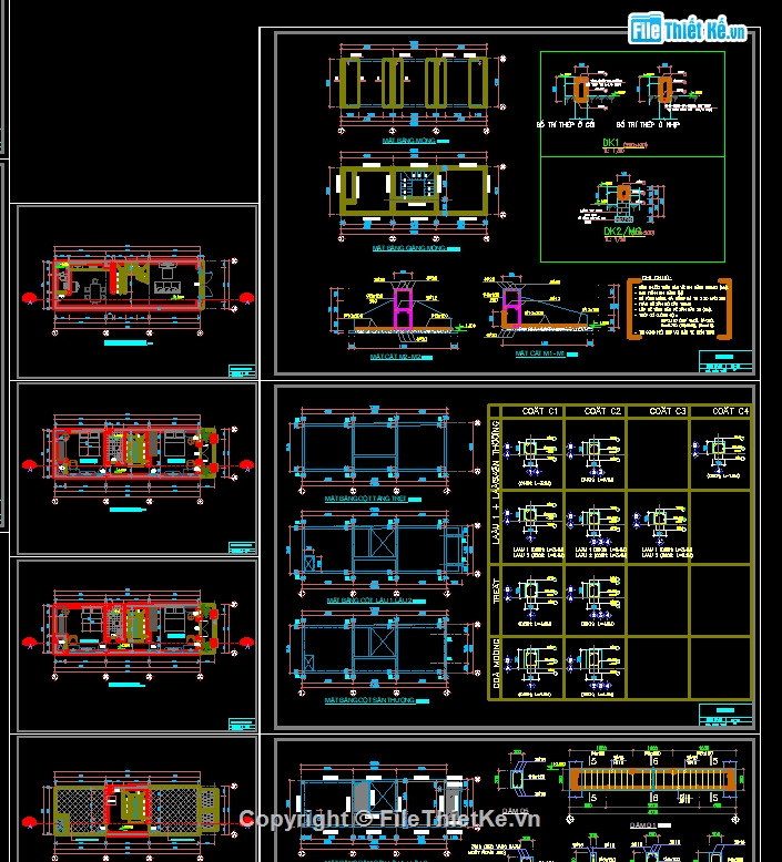 Nhà phố 4 tầng,File cad nhà phố 4 tầng,Nhà phố 4 tầng file cad,Bản vẽ nhà phố 4 tầng,Nhà phố 4 tầng 4x12m