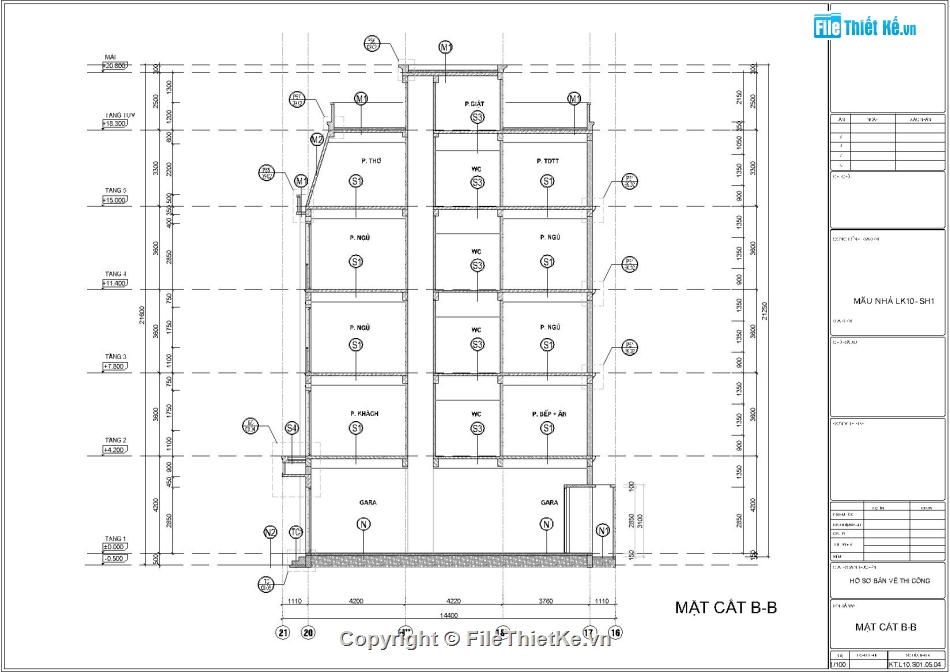 Kiến trúc nhà phố 5 tầng,Thiết kế nhà 5 tầng 5x12m,Bản vẽ nhà phố 5 tầng,Mẫu thiết kế nhà liền kề 5m mặt tiền,File Autocad kiến trúc nhà liền kề 5m,Bản vẽ thiết kế nhà lô phố 5 tầng