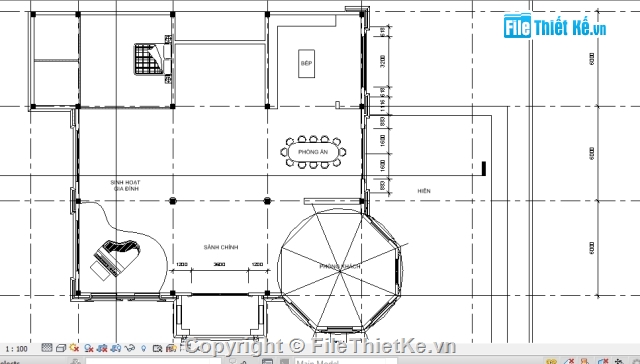 biệt thự 3 tầng,biệt thự đẹp,bản vẽ biệt thự,revit,revit artchitecture,mẫu biệt thự