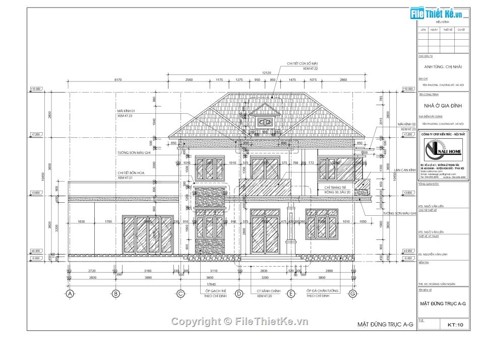 file cad bản vẽ biệt thự 2 tầng,thiết kế kiến trúc biệt thự 2 tầng,kiến trúc biệt thự 2 tầng 17.6x8.3m,bản vẽ biệt thự file cad