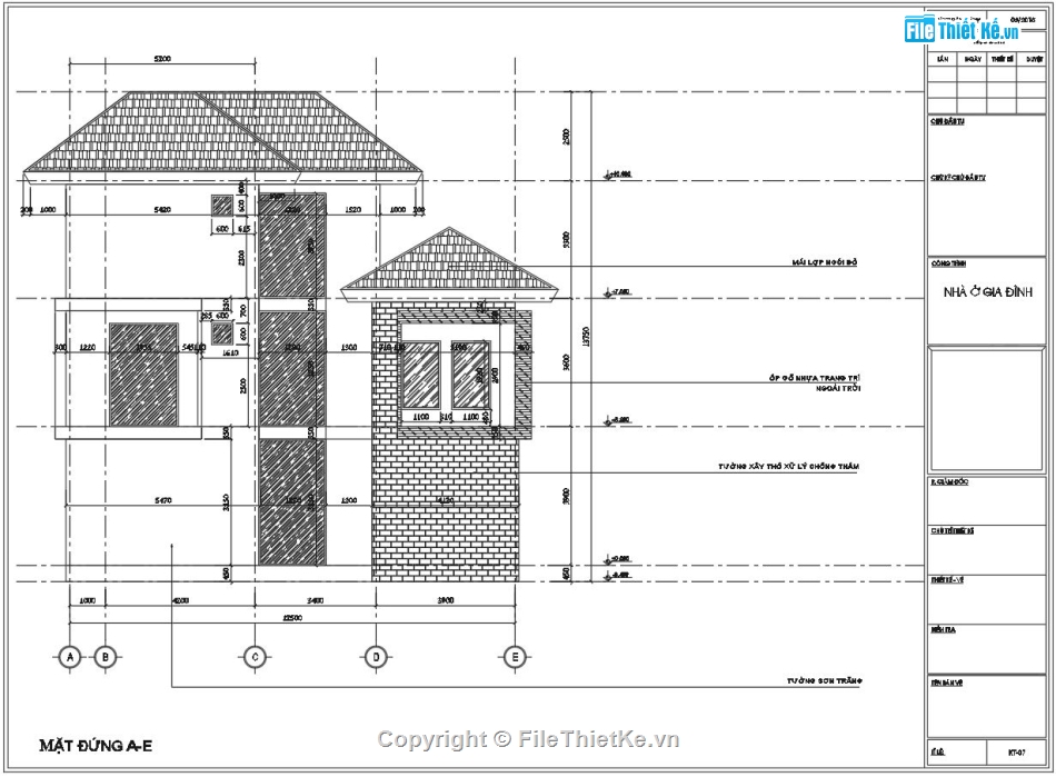 Thiết kế biệt thự 3 tầng,Bản vẽ biệt thự hiện đại,File cad bản vẽ biệt thự đẹp,Bản vẽ thiết kế biệt thự đẹp