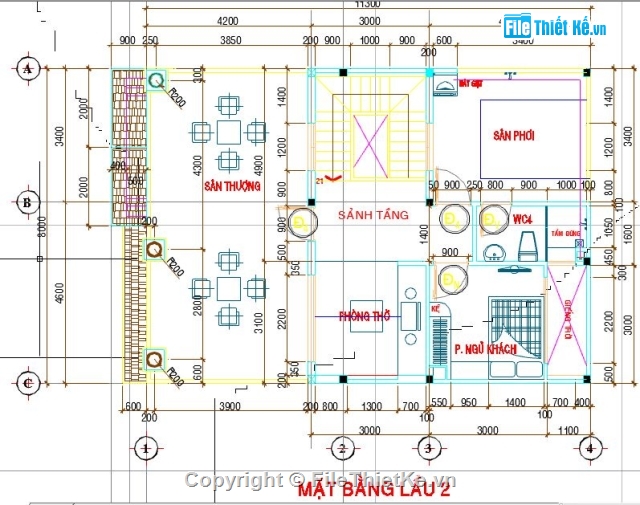 bản vẽ 3 tầng,biệt thự 3 tầng,bản vẽ biệt thự,file cad 3 tầng