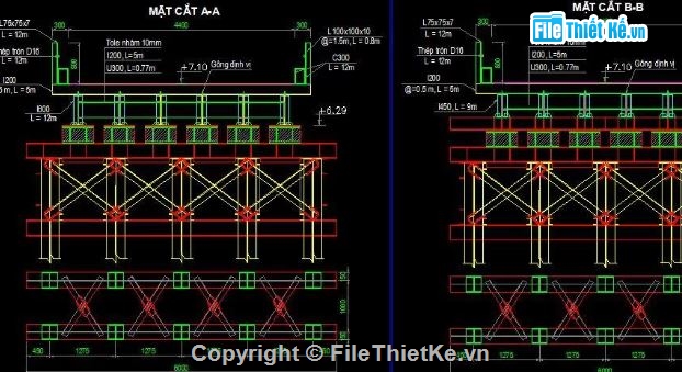 cầu tạm 5 nhịp,cầu tạm,file cầu tạm