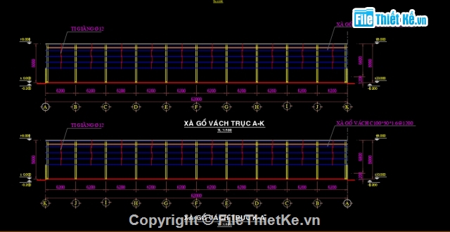 bản vẽ nhà xưởng,bản vẽ nhà xưởng 65x30m,nhà xưởng,kết cấu nhà xưởng,Kiến trúc nhà xưởng