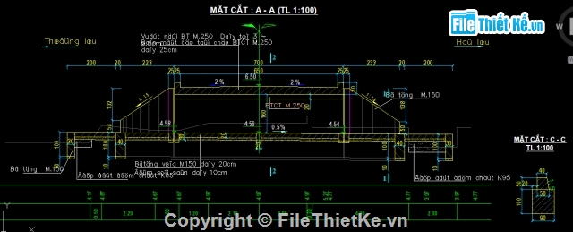 Cầu bản mố nhẹ,cầu bản L=4.6m,mố nhẹ,cầu bản,cầu nông thôn,cầu miền núi