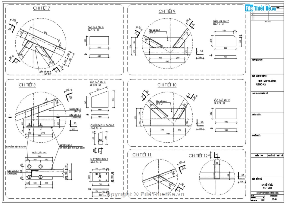 Ủy ban nhân dân xã 12x27m,file autocad UBND,Ủy ban nhân dân 12x27m,file cad UBND xã,kết cấu vì kèo thép góc 9m,kết câu vì kèo tam giác 9m