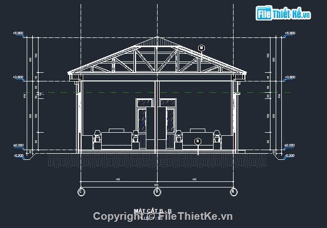 bản vẽ thiết kế nhà vườn 8x11m,bản vẽ nhà vườn đẹp,bản vẽ nhà 1 tầng kt 8x11m,bản vẽ nhà vườn,bản vẽ nhà 8x11m
