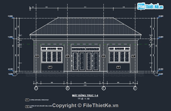 bản vẽ thiết kế nhà vườn 8x11m,bản vẽ nhà vườn đẹp,bản vẽ nhà 1 tầng kt 8x11m,bản vẽ nhà vườn,bản vẽ nhà 8x11m