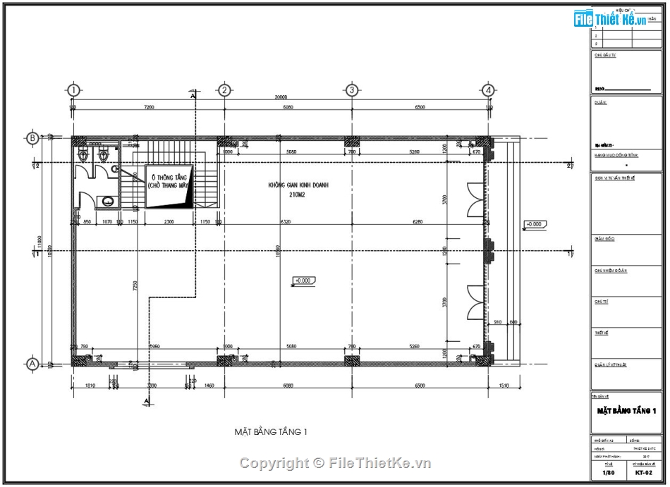 Bản vẽ thiết kế TTTM đẹp,File thiết kế TTTM 2 tầng,Thiết kế TTTM 11x20m,Thiết kế trung tâm thương mại,bản vẽ Siêu thị mini,Thiết kế Mini mart đẹp