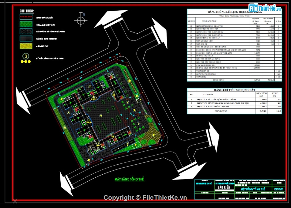 thiết kế trường mầm non,file thiết kế trường mầm non,trường mầm non 14 nhóm lớp,bãn vẽ trường mầm non