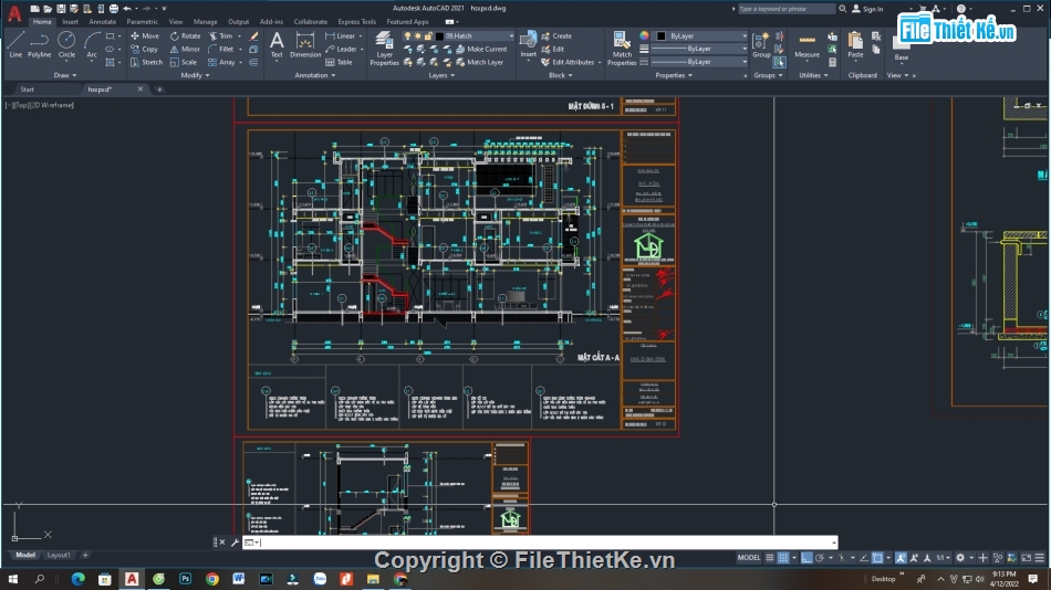 nhà phố 3 tầng,bản vẽ nhà phố 3 tầng,Kiến trúc nhà phố 3 tầng,file cad nhà phố 3 tầng