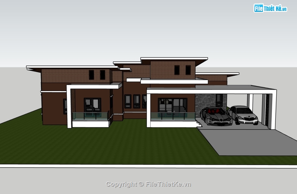 biệt thự 1 tầng,biệt thự sketchup,sketchup biệt thự,sketchup biệt thự 1 tầng,biệt thự 1 tầng sketchup,File sketchup biệt thự 1 tầng