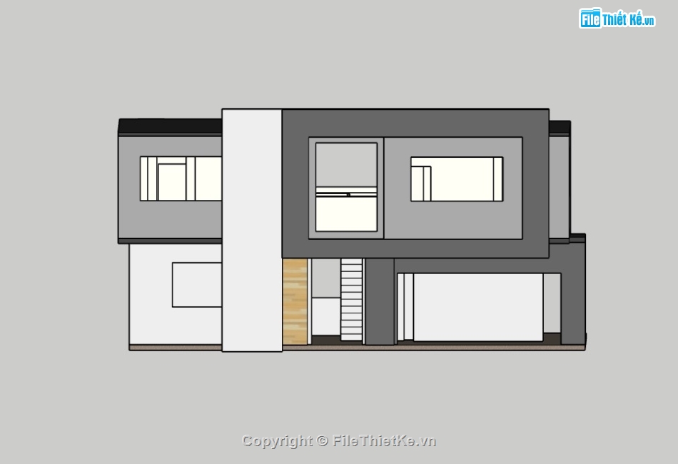 biệt thự 2 tầng,biệt thự sketchup,sketchup biệt thự,File sketchup biệt thự 2 tầng,sketchup biệt thự 2 tầng