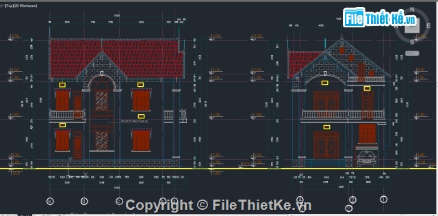 mẫu biệt thự,biệt thự 3 tầng,biệt thự 2 tầng,BT 2 tầng,biệt thự 4 tầng